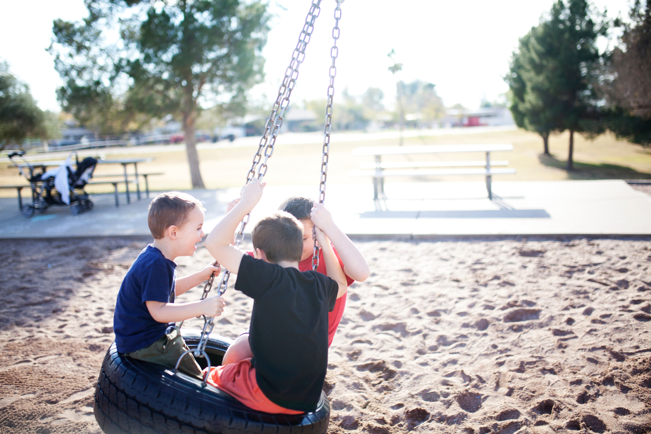 Children Playing Outside 